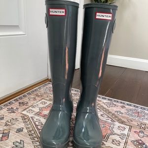 Womens original tall gloss rain boots